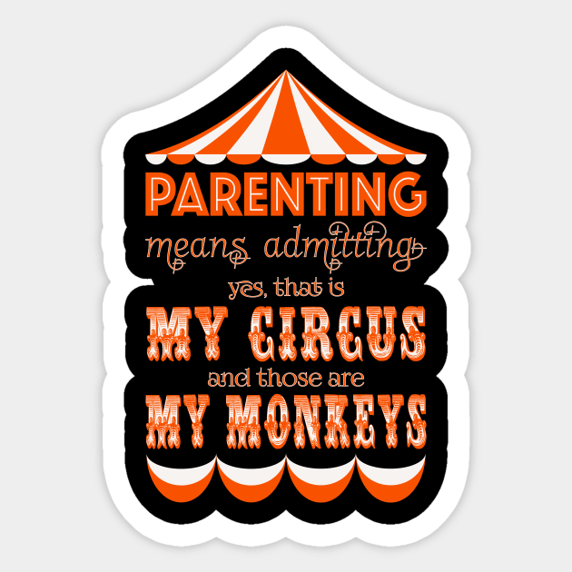 My Circus My Monkeys Sticker by jph